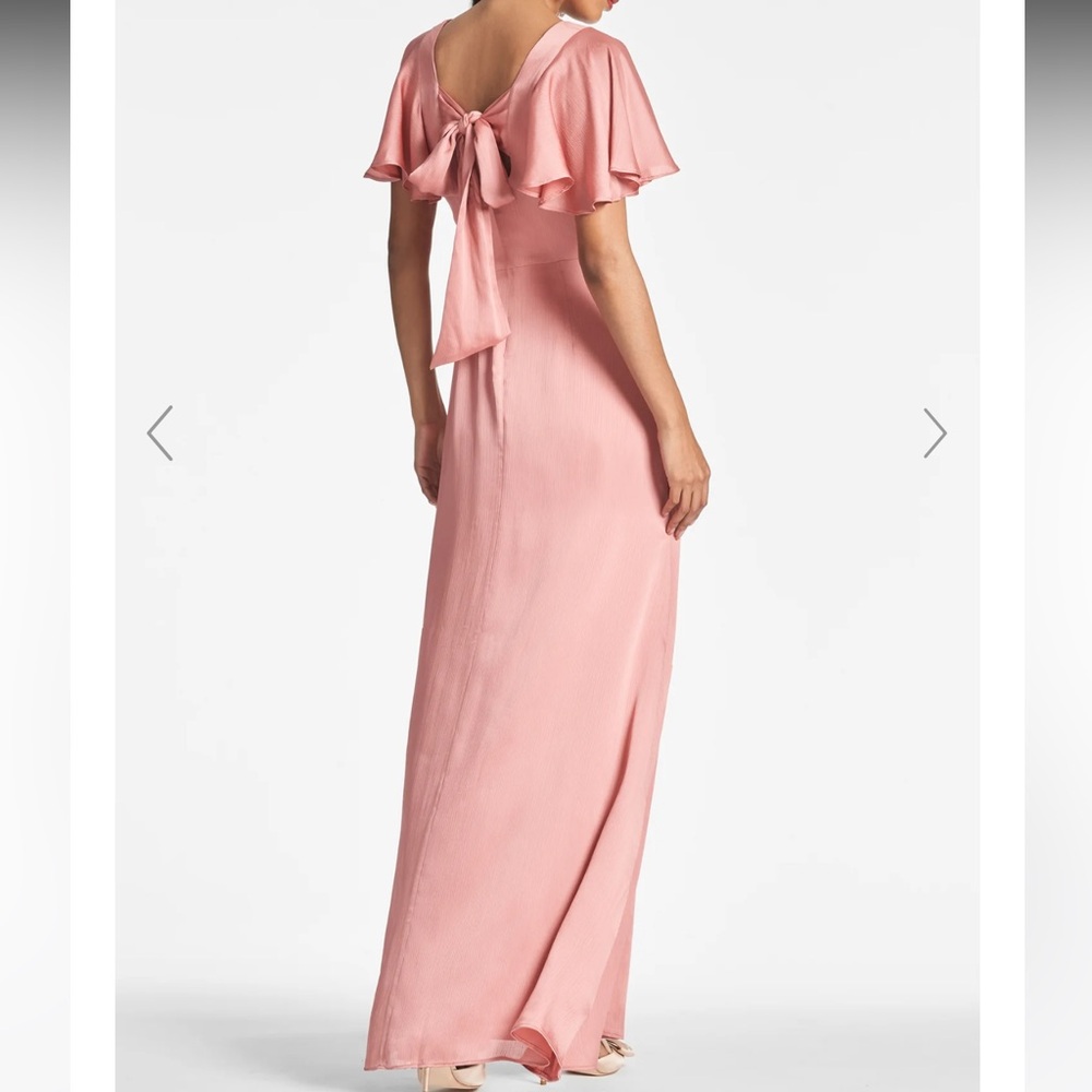 Sachin & Babi Aurora Gown In Rouge (Peach Pink) Color - New With Tag - Reemoly